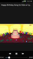 Happy Birthday Song for Kids  w/ Lyrics 9 Minutes Affiche