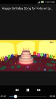2 Schermata Happy Birthday Song for Kids  w/ Lyrics 9 Minutes