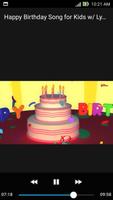 Happy Birthday Song for Kids  w/ Lyrics 9 Minutes screenshot 3