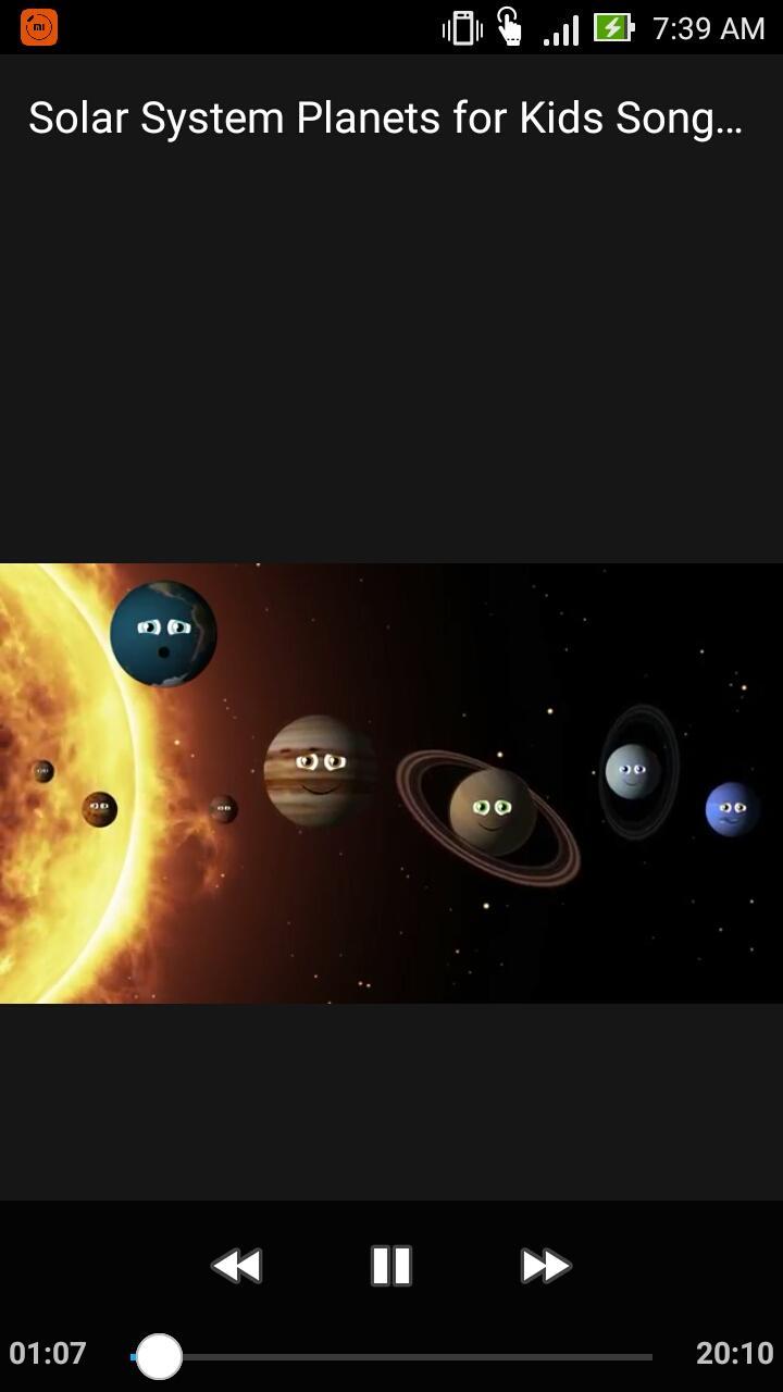 The Solar System Planets Song For Kids W Lyrics For Android