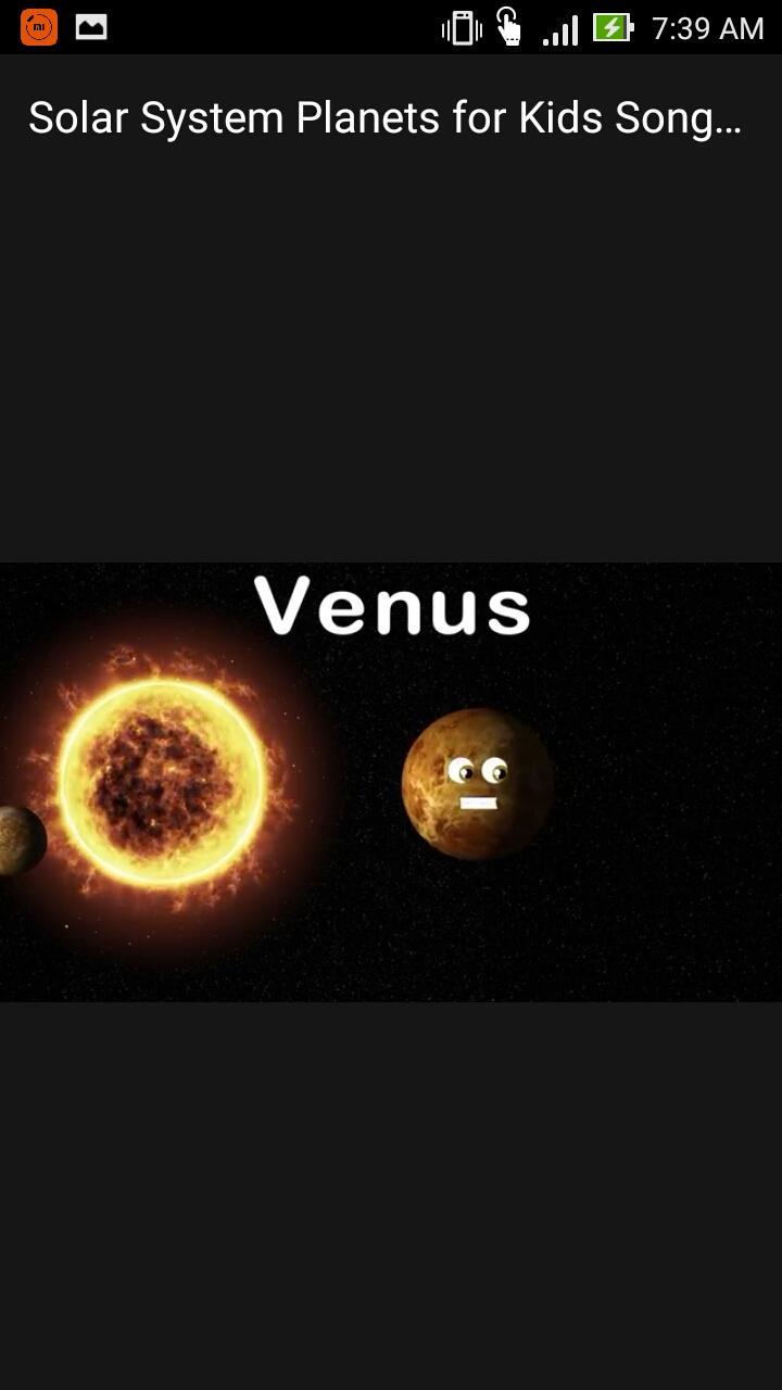 The Solar System Planets Song For Kids W Lyrics For Android