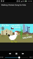 Walking Chicken Song for Kids Video Song Offline screenshot 1