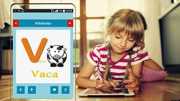 ABC spanish para niños Affiche