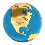 Carte du monde (World Map) icône