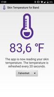 Skin Temp for Microsoft Band poster