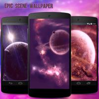 Galaxy Super AMOLED Wallpaper Full HD plakat