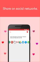 Love quotes and messages syot layar 1