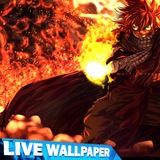 Fanart Natsu Power of Fire Live Wallpaper icône