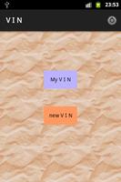 V I N الملصق