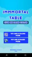 Puzzle Game - Immortal Table Color Poster