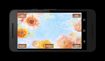 Flower Photo Frame Creator screenshot 1