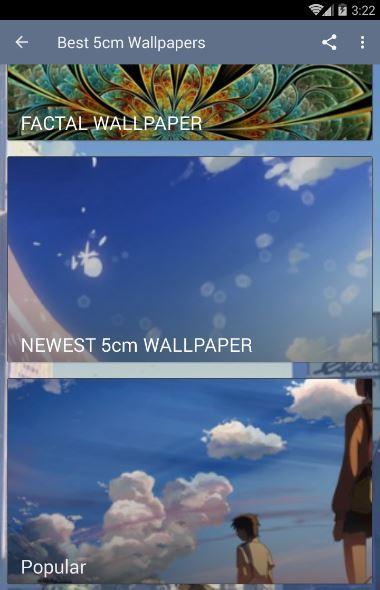 Android 用の Best 5cm Per Second Wallpaper Apk をダウンロード