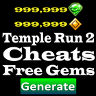 Cheats Temple Run 2 Free Gems ícone