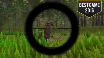 Big Deer Hunter 2017 - Jungle Sniper Hunting Affiche