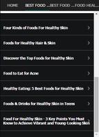 Best Food For Healthy Skin 스크린샷 2