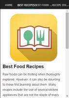 Best Food Recipes capture d'écran 1