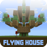Map Flying House For MCPE