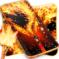 Flame lock screen