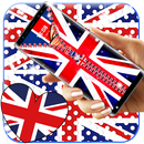 UK Flag Zipper Lock Screen APK