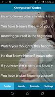 Know Yourself Quotes poster
