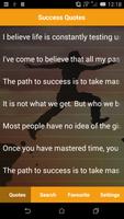 Motivational Success Quotes poster