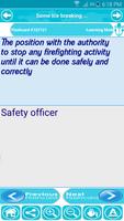 Fire Fighting & Hazards Test plakat