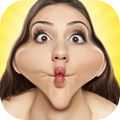 Appareil photo drôle de visage