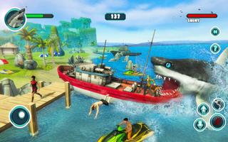 Shark Attack Game Simulator captura de pantalla 1