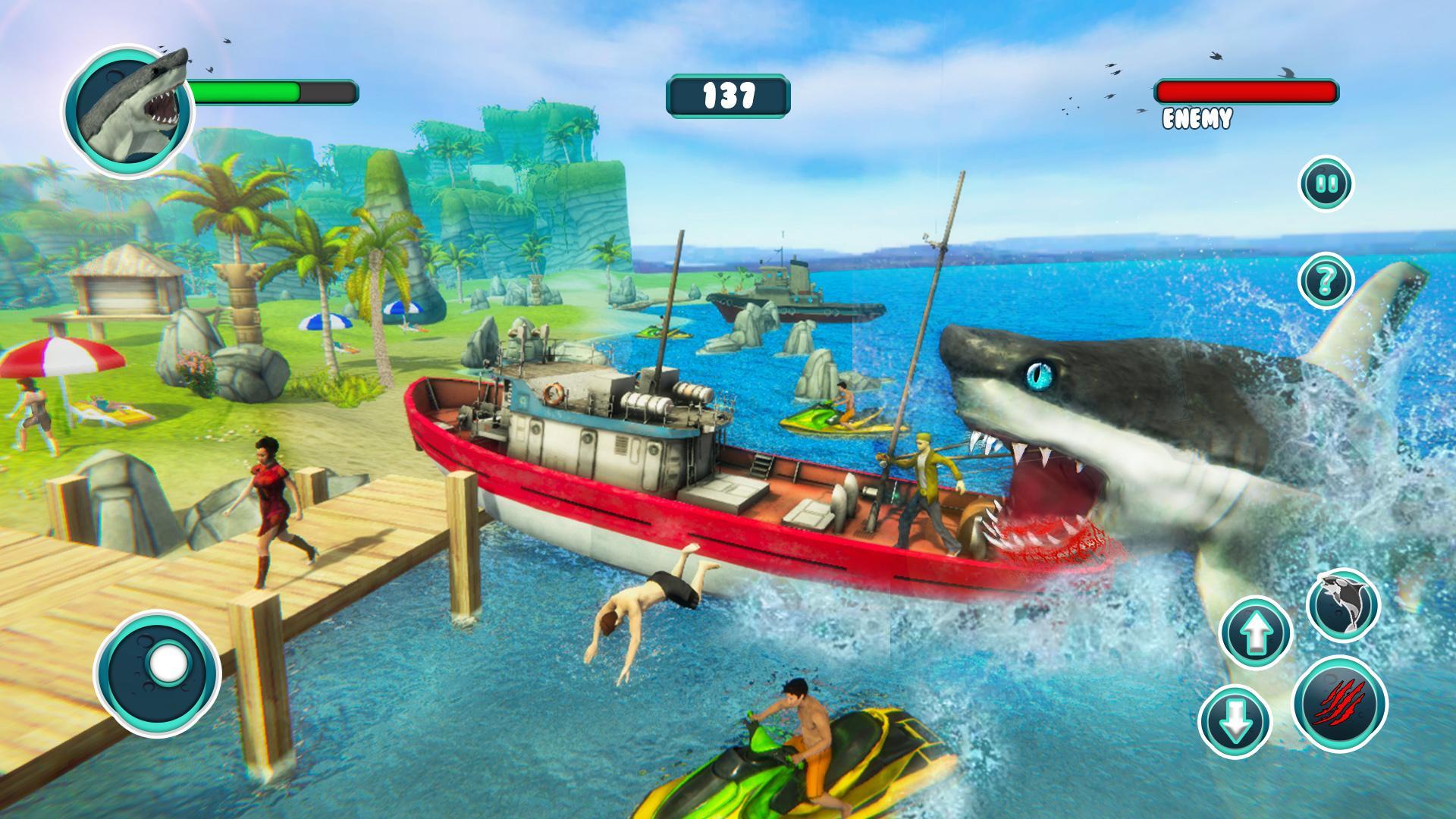 Android 用の Shark Attack Game Simulator Big Shark Games Apk をダウンロード Android 用の Shark Attack Game Simulator Big Shark Games Apk をダウンロード