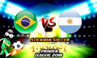 Stickman Soccer Fantasy Premier League 2017 capture d'écran 1