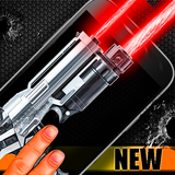 Laser gun blaster simulator ícone