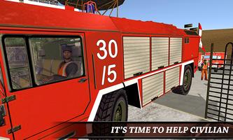 برنامه‌نما fire fighter truck simulator عکس از صفحه