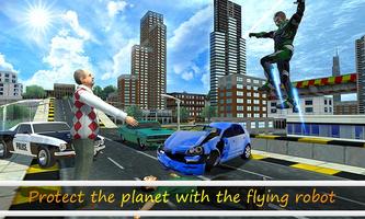 Flying super hero City Rescue Simulator capture d'écran 2