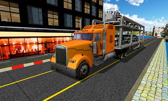 Police Cars Transporter Truck - 3D Cargo Simulator capture d'écran 2