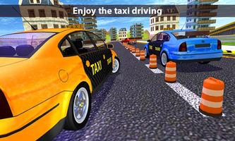 Taxi-Fahrspiel: City Car Simulator Plakat
