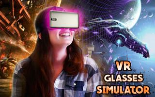 VR glasses simulator पोस्टर