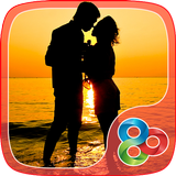 Couple in Love Launcher Theme icône