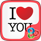 I Love You GO Launcher Theme icône