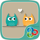 Sweet Owls - GO Launcher Theme APK