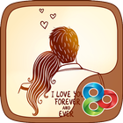 True Love - GO Launcher Theme icône