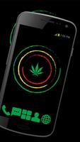 Weed Rasta - GO Launcher Theme Affiche