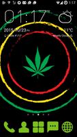 Weed Rasta - GO Launcher Theme capture d'écran 1