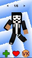 Anonymous Skins for Minecraft poster