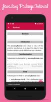 Learn Java.lang Package Full Offline imagem de tela 2