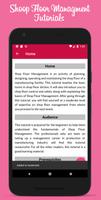 Learn Shoop Floor Management capture d'écran 3