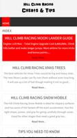 Fan Hill Climb Racing Tips-poster