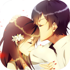 Hình nền cặp đôi anime lãng mạn, đáng yêu biểu tượng