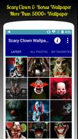 Scary Clown Wallpaper HD Free plakat