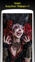 برنامه‌نما Scary Clown Wallpaper HD Free عکس از صفحه
