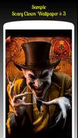 برنامه‌نما Scary Clown Wallpaper HD Free عکس از صفحه